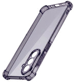 Husa pentru Samsung Galaxy A36 5G, Techsuit Shockproof Clear Silicone, fumuriu