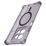 Husa pentru Motorola Moto G15, Techsuit Shockproof Clear Silicone MagSafe, fumuriu
