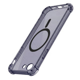 Husa pentru iPhone 16e, Techsuit Shockproof Clear Silicone MagSafe, fumuriu