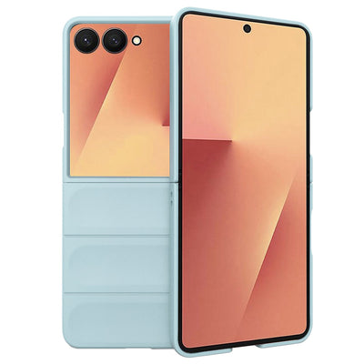 Husa pentru Samsung Galaxy Z Flip7, Techsuit Magic Shield, bleu