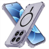 Husa pentru Xiaomi 17, Techsuit Shockproof Clear Silicone MagSafe, fumuriu