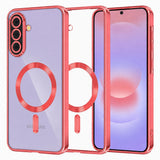 Husa pentru Samsung Galaxy A37 5G, Techsuit Lux Crystal MagSafe, argintiu