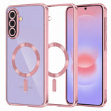 Husa pentru Samsung Galaxy A37 5G, Techsuit Lux Crystal MagSafe, argintiu