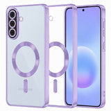 Husa pentru Samsung Galaxy A57 5G, Techsuit Lux Crystal MagSafe, mov