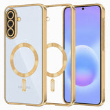 Husa pentru Samsung Galaxy A57 5G, Techsuit Lux Crystal MagSafe, argintiu