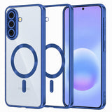 Husa pentru Samsung Galaxy A57 5G, Techsuit Lux Crystal MagSafe, albastru