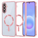 Husa pentru Samsung Galaxy A57 5G, Techsuit Lux Crystal MagSafe, argintiu