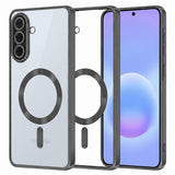 Husa pentru Samsung Galaxy A57 5G, Techsuit Lux Crystal MagSafe, argintiu