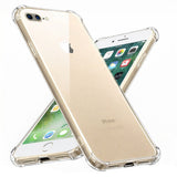 Husa pentru iPhone 8 Plus, Techsuit Shockproof Clear Silicone, transparenta
