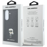 Husa pentru Samsung Galaxy A37 5G, Karl Lagerfeld Hardcase Glitter (KLHCSA37GKNPSK), kaki