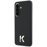 Husa pentru Samsung Galaxy A37 5G, Karl Lagerfeld Hardcase Piele cu K Head Logo (KLHCSA375PGFKHGK), negru