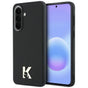 Husa pentru Samsung Galaxy A37 5G, Karl Lagerfeld Hardcase Piele cu K Head Logo (KLHCSA375PGFKHGK), negru