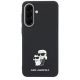 Husa pentru Samsung Galaxy A57 5G, Karl Lagerfeld Saffiano (KLHCSA57PSAKCMPK), cenusiu