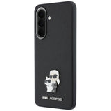 Husa pentru Samsung Galaxy A57 5G, Karl Lagerfeld Saffiano (KLHCSA57PSAKCMPK), cenusiu
