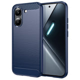 Husa pentru Xiaomi POCO X8 Pro, Techsuit Carbon Silicone, albastru