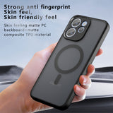 Husa pentru OPPO Reno15 F, Techsuit PureFrost MagSafe, negru frost