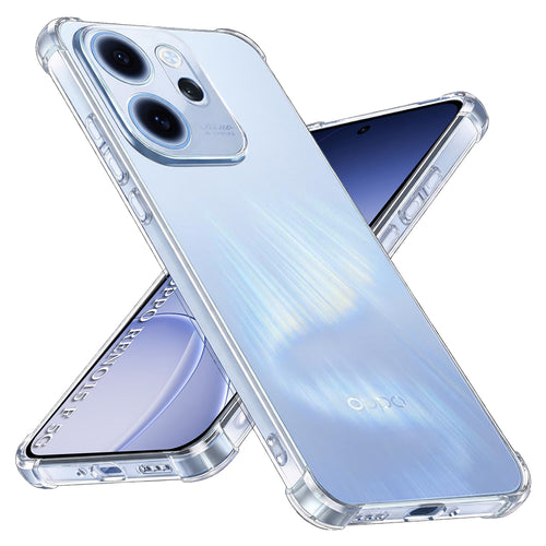 Husa pentru OPPO Reno15 F, Techsuit Shockproof Clear Silicone, transparenta