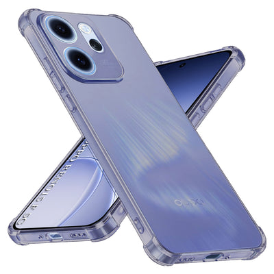 Husa pentru OPPO Reno15 F, Techsuit Shockproof Clear Silicone, fumuriu