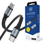 Cablu 3mk de date Hyper N-Series, Type-C to Type-C, Incarcare rapida, 60W, 20V/3A, 50cm, negru