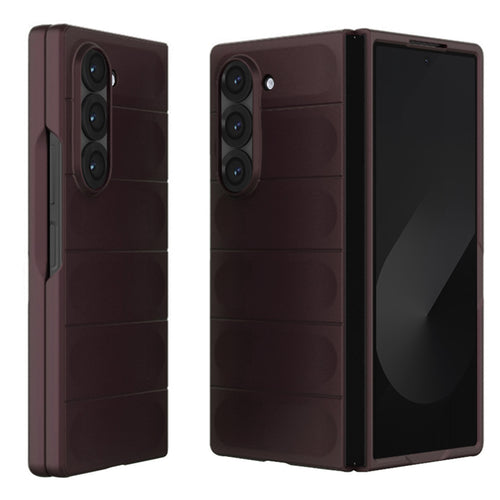 Husa pentru Samsung Galaxy Z Fold6, Techsuit Magic Shield, bordo