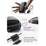 Baterie externa Lisen Qi2 P604, cu Type-C Cablu 65W, 10000mAh, gri
