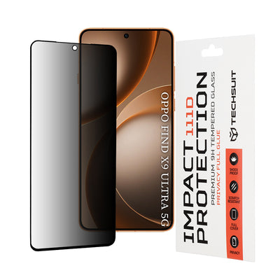 Folie de protectie pentru OPPO Find X9 Ultra, Techsuit 111D Privacy Full Glue