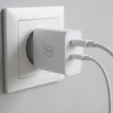 Incarcator retea 3mk GaN, USB, Type-C 45W, PD 3.0, QC4, alb