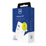 Incarcator retea 3mk GaN, USB, Type-C 45W, PD 3.0, QC4, alb