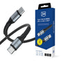 Cablu 3mk de date Hyper N-Series, Type-C to Type-C, 100W, 20V/5A, 3m, negru