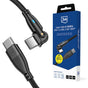Cablu 3mk de date Hyper N-Series, Type-C to Type-C, Ultra Incarcare rapida, 180-Degree Cable, 100W, 20V/5A, 1m, negru