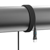 Cablu 3mk de date Hyper N-Series, Type-C to Type-C, Ultra Incarcare rapida, 180-Degree Cable, 100W, 20V/5A, 1m, negru