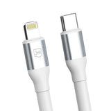 Cablu 3mk de date Hyper N-Series, Type-C to Lightning, 27W, 9V/3A, 2m, alb