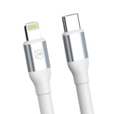 Cablu 3mk de date Hyper N-Series, Type-C to Lightning, 27W, 9V/3A, 1m, alb