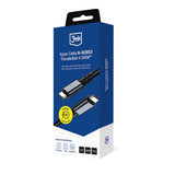 Cablu 3mk de date Hyper N-Series, Thunderbolt 4, 48V/5A, 40Gb/s, 240W, 8K@60Hz, 2m, negru