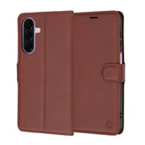 Husa pentru Samsung Galaxy A27 5G, Techsuit Leather Folio, maro