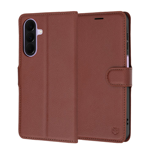 Husa pentru Samsung Galaxy A27 5G, Techsuit Leather Folio, maro