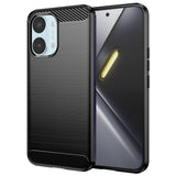 Husa pentru Xiaomi POCO X8 Pro Max, Techsuit Carbon Silicone, albastru