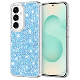 Husa pentru Samsung Galaxy S25 Plus, Techsuit Sparkly Glitter, alb