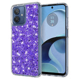 Husa pentru Motorola Moto G14, Techsuit Sparkly Glitter, alb