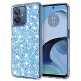 Husa pentru Motorola Moto G14, Techsuit Sparkly Glitter, alb