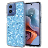 Husa pentru Motorola Moto G34, Techsuit Sparkly Glitter, alb