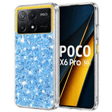 Husa pentru Xiaomi POCO X6 Pro, Techsuit Sparkly Glitter, alb