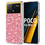 Husa pentru Xiaomi POCO X6 Pro, Techsuit Sparkly Glitter, alb