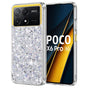 Husa pentru Xiaomi POCO X6 Pro, Techsuit Sparkly Glitter, alb