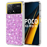 Husa pentru Xiaomi POCO X6 Pro, Techsuit Sparkly Glitter, alb