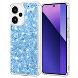 Husa pentru Xiaomi Redmi Note 13 Pro+ 5G, Techsuit Sparkly Glitter, alb