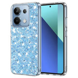 Husa pentru Xiaomi Redmi Note 13 4G, Techsuit Sparkly Glitter, alb