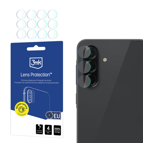 Folie de protectie pentru Samsung Galaxy A37 5G, 3mk Lens Protection (4 pack)