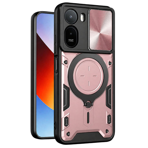 Husa pentru Xiaomi Redmi A7 Pro 4G, Techsuit CamGuard Pro, roz auriu