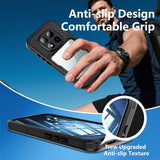 Husa pentru Xiaomi Redmi Note 15 Pro 5G, ShellBox Waterproof IP68 Case, negru
